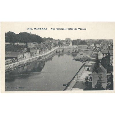 Mayenne - Vue Générale Prise du Viaduc